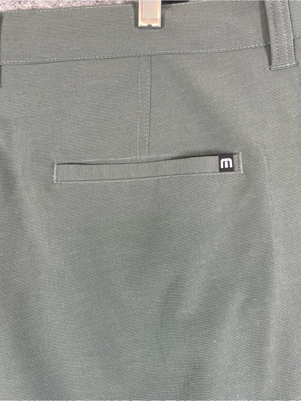 Travis Mathew Golf Shorts Green Size 40 Performance Stretch Casual Athletic - Picture 15 of 16